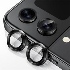 ENKAY ENKAY Galaxy Z Flip 5 Linsskydd Aluminium H&auml;rdat Glas Svart - Teknikhallen.se