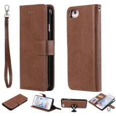  iPhone 6/7/8/SE (2020/2022) - 2in1 Magnet/Pl&aring;nboksfodral - Brun - Teknikhallen.se