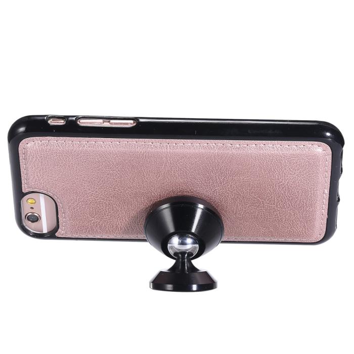 Bild 5,  iPhone 6/7/8/SE (2020/2022) - 2in1 Magnet/Plånboksfodral - Roséguld - Teknikhallen.se