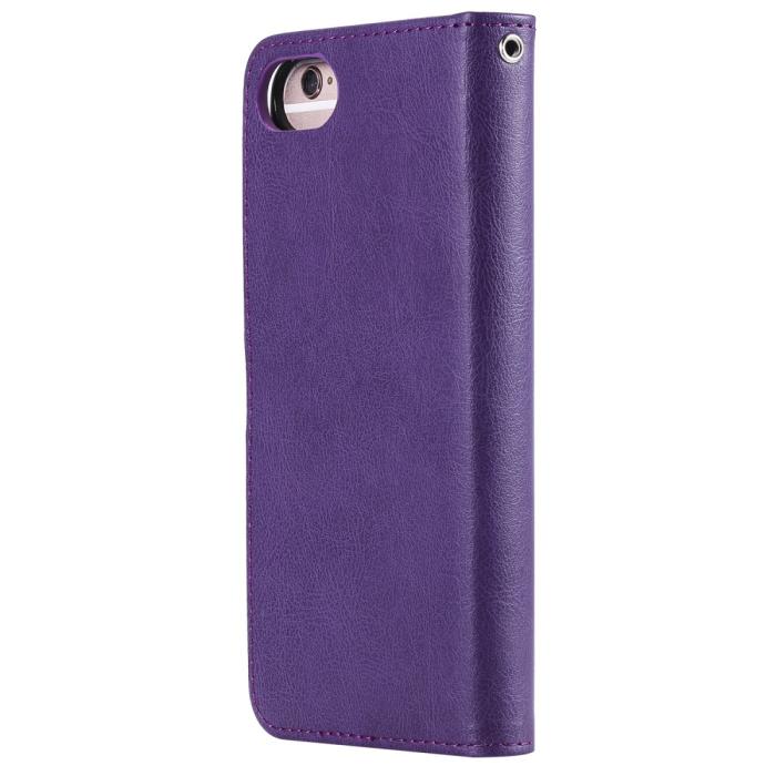 Bild 3,  iPhone 6/7/8/SE (2020/2022) - 2in1 Magnet/Plånboksfodral - Lila - Teknikhallen.se