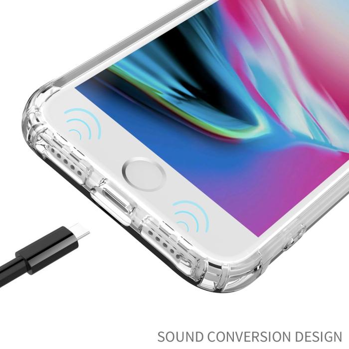 Bild 5,  iPhone 7/8/SE (2020/2022) - Shockproof TPU Skal - Transparent - Teknikhallen.se