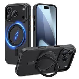 Tech-Protect Tech-Protect iPhone 17 Pro Skal MagSafe MagRing Svart - Teknikhallen.se