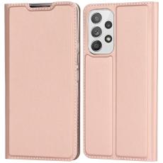  Samsung Galaxy A53 5G Fodral Flip Skin Touch Ros&eacute;guld - Teknikhallen.se