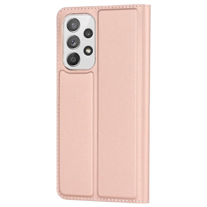 Bild 3,  Samsung Galaxy A53 5G Fodral Flip Skin Touch Roséguld - Teknikhallen.se