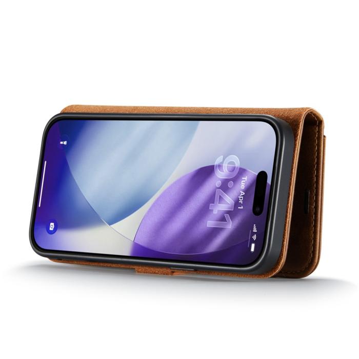 Bild 3, DG.MING DG.MING iPhone 17 Pro 2in1 Magnet Fodral / Skal Brun - Teknikhallen.se