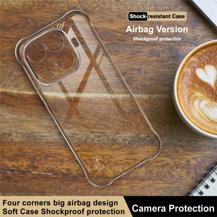 Bild 2, IMAK IMAK Xiaomi 15T Pro Skal Airbag Shockproof Transparent - Teknikhallen.se