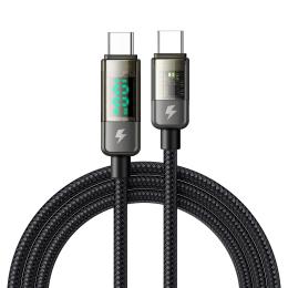 MCDODO Mcdodo 1.2m 100W 5A USB-C - USB-C Auto Off Kabel Svart - Teknikhallen.se