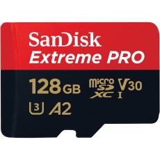 SanDisk SanDisk MicroSDXC Extreme Pro 128 GB 200MB/s Inkl. Adapter - Teknikhallen.se