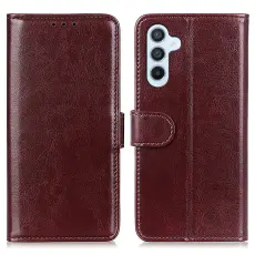  Samsung Galaxy A36 5G/A56 5G Fodral Crazy Horse L&auml;der Brun - Teknikhallen.se
