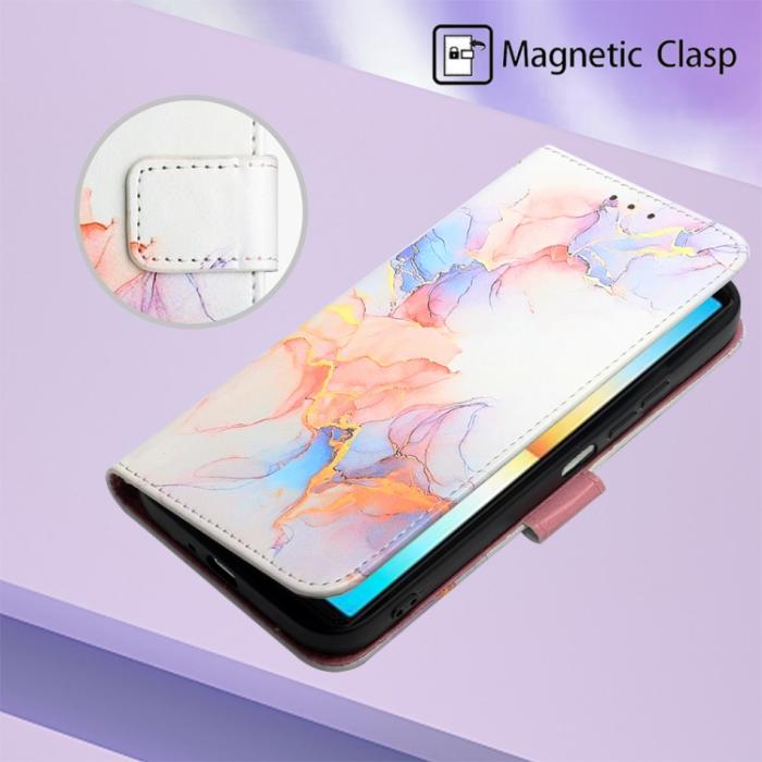 Bild 5,  Sony Xperia 10 IV Fodral Marmor Galaxy Vit - Teknikhallen.se