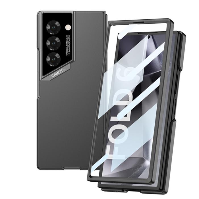 Bild 5, GKK GKK Galaxy Z Fold 6 Skal Med Skärmskydd Härdat Glas Grå - Teknikhallen.se