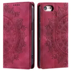  iPhone 17e / 16e Fodral Flip Mandala L&auml;der Rosa - Teknikhallen.se
