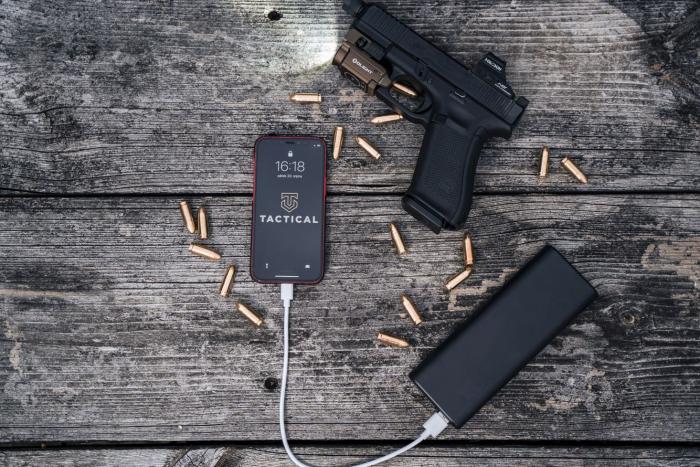 Bild 3, Tactical Tactical 2m 2.4A 12W USB-C Laddkabel Svart - Teknikhallen.se
