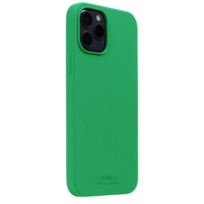 Bild 2, holdit holdit iPhone 12 Pro Max Skal Silikon Grass Green - Teknikhallen.se