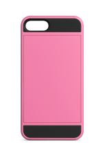  iPhone 7/8 Plus Skal Med Kortfack - Rosa - Teknikhallen.se