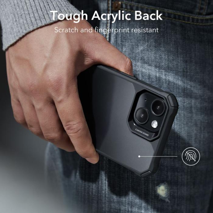 Bild 4, ESR ESR iPhone 15 Plus / 14 Plus Skal Air Armor Frostad Svart - Teknikhallen.se