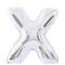  Bokstavsballong X 70 cm Silver - Teknikhallen.se