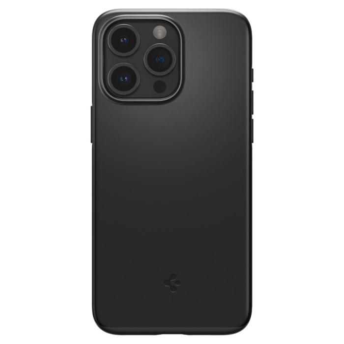 Bild 2, Spigen Spigen iPhone 15 Pro Skal Thin Fit Svart - Teknikhallen.se