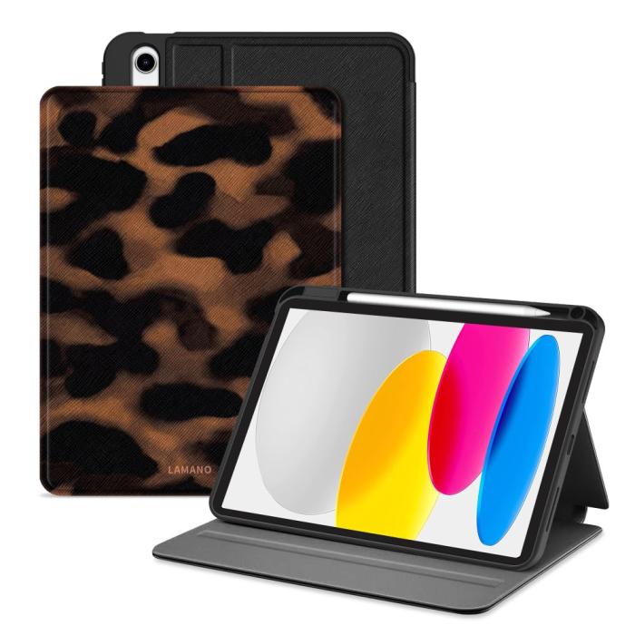Bild 2, Tech-Protect Tech-Protect iPad 11 2025 / iPad 10.9 2022 Fodral Lamano Panther - Teknikhallen.se