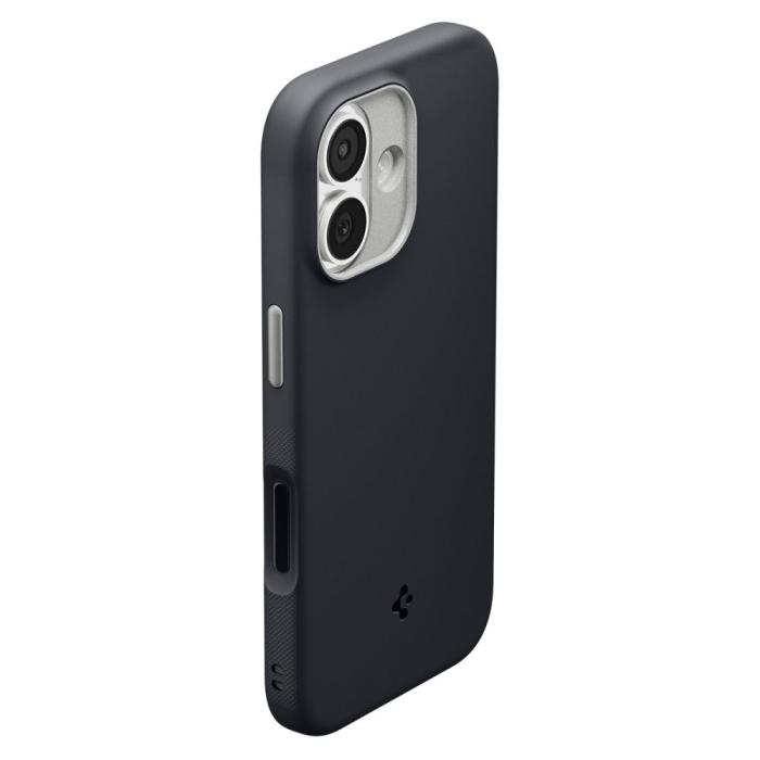 Bild 6, Spigen Spigen iPhone 17 Skal MagSafe Nano Pop Black Sesame - Teknikhallen.se