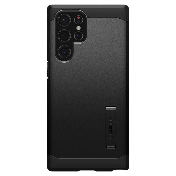 Bild 2, Spigen Spigen Samsung Galaxy S22 Ultra Skal Tough Armor Svart - Teknikhallen.se