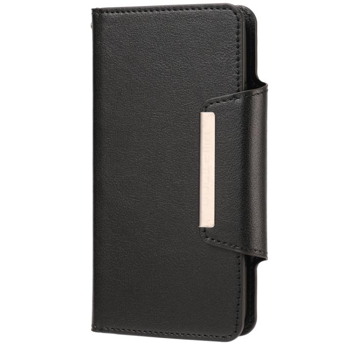 Bild 2,  iPhone 7/8/SE 2in1 Magnet Fodral / Skal Svart - Teknikhallen.se
