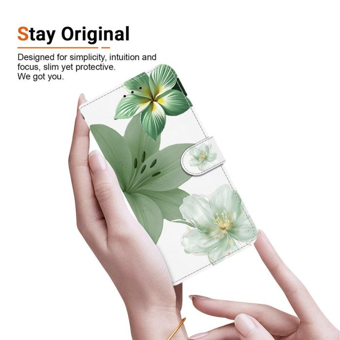 Bild 4,  Google Pixel 11 Pro XL Fodral Med Tryck Blommor Grön - Teknikhallen.se