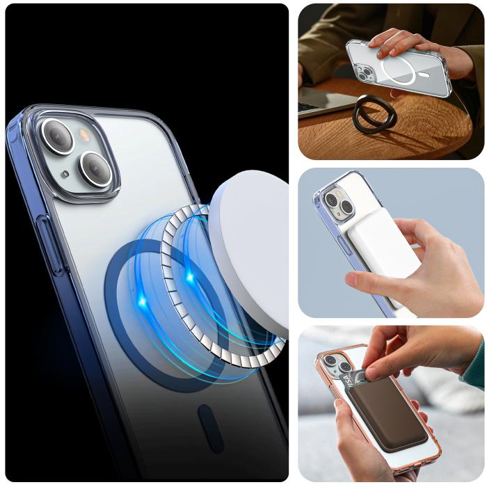 Bild 6, ColorPop ColorPop iPhone 15 Skal CH MagSafe Transparent/Svart - Teknikhallen.se