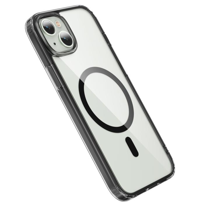 Bild 3, ColorPop ColorPop iPhone 15 Plus Skal CH MagSafe Transparent/Svart - Teknikhallen.se