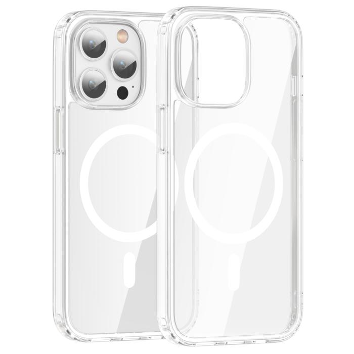 Bild 2, ColorPop ColorPop iPhone 13 Pro Max Skal CH MagSafe Transparent/Vit - Teknikhallen.se