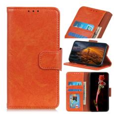  iPhone 15 Pro Fodral L&auml;der Nappa Textur Orange - Teknikhallen.se