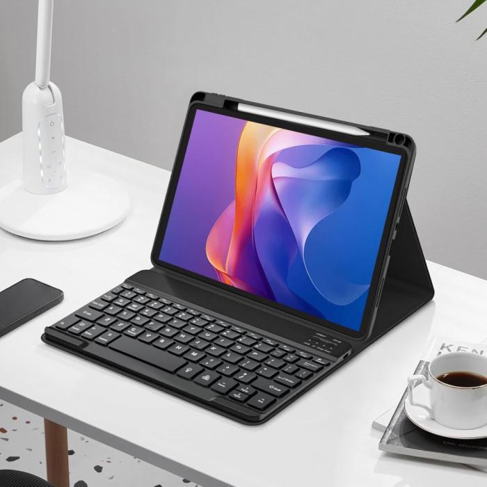Bild 3, Tech-Protect Tech-Protect Xiaomi Redmi Pad 2 Fodral SC Tangentbord Svart - Teknikhallen.se