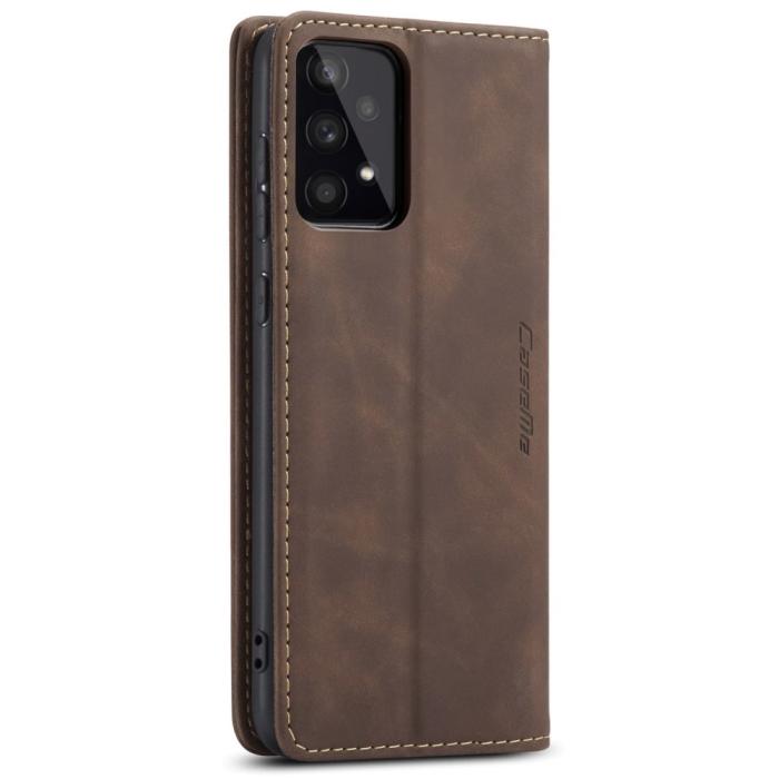 Bild 3, CASEME CASEME Samsung Galaxy A53 5G Fodral Retro Läder Brun - Teknikhallen.se