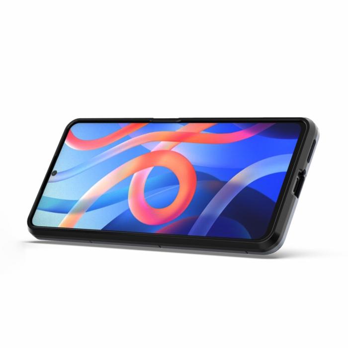 Bild 3,  Xiaomi Redmi Note 11 Pro 5G Skal Armor Hybrid Ring Blå - Teknikhallen.se