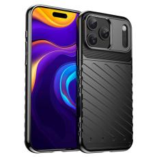  iPhone 18 Pro Max/17 Pro Max TPU Skal V&auml;vt M&ouml;nster Svart - Teknikhallen.se