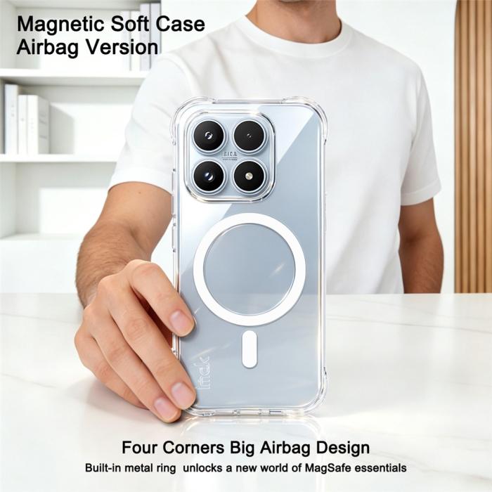 Bild 2, IMAK IMAK Xiaomi 17 Skal TPU Magsafe Shockproof Transparent - Teknikhallen.se