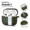 Tech-Protect Tech-Protect AirPods 3 Skal Silikon Hook Olive Green - Teknikhallen.se