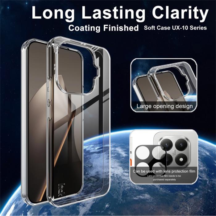 Bild 2, IMAK IMAK Xiaomi 15T Pro Skal Soft TPU Transparent - Teknikhallen.se