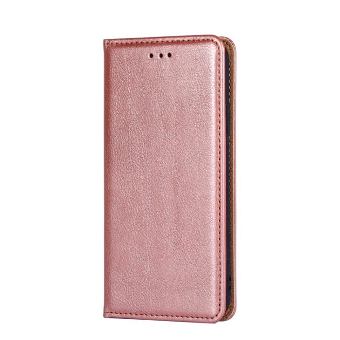 Bild 2,  Samsung Galaxy S22 Fodral Flip Läder Roséguld - Teknikhallen.se