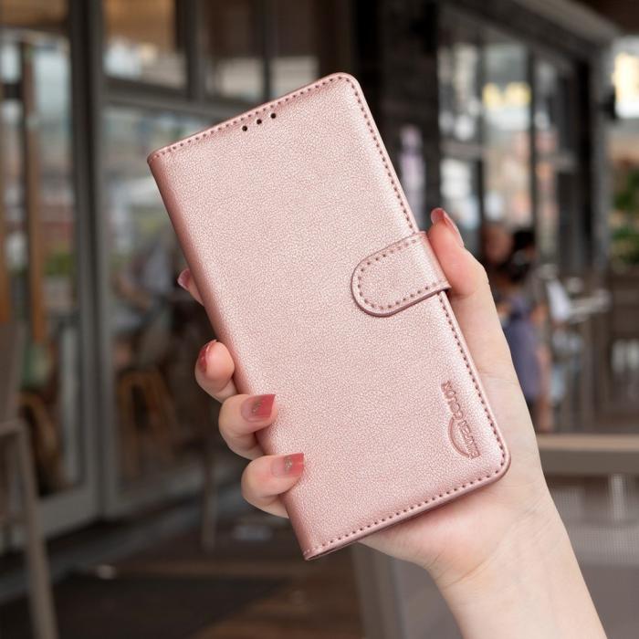 Bild 6,  Samsung Galaxy S25 Ultra Fodral Läder RFID Roséguld - Teknikhallen.se