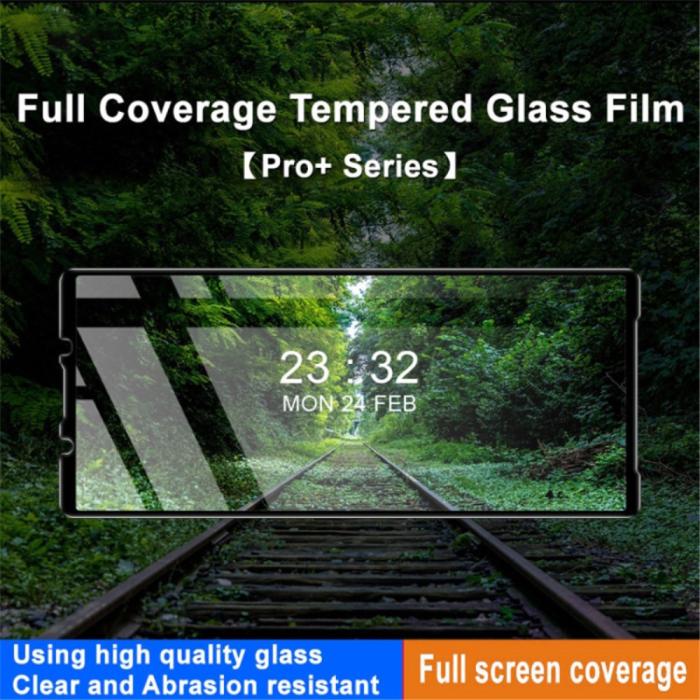 Bild 3,  Sony Xperia 5 V Skärmskydd Härdat Glas Heltäckande - Teknikhallen.se