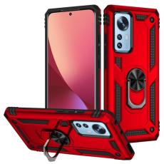  Xiaomi 12 Pro Skal Ring Hybrid Armor R&ouml;d - Teknikhallen.se
