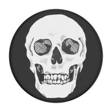 PopSockets PopSockets Avtagbart Grip med St&auml;llfunktion Shaky Bones White - Teknikhallen.se