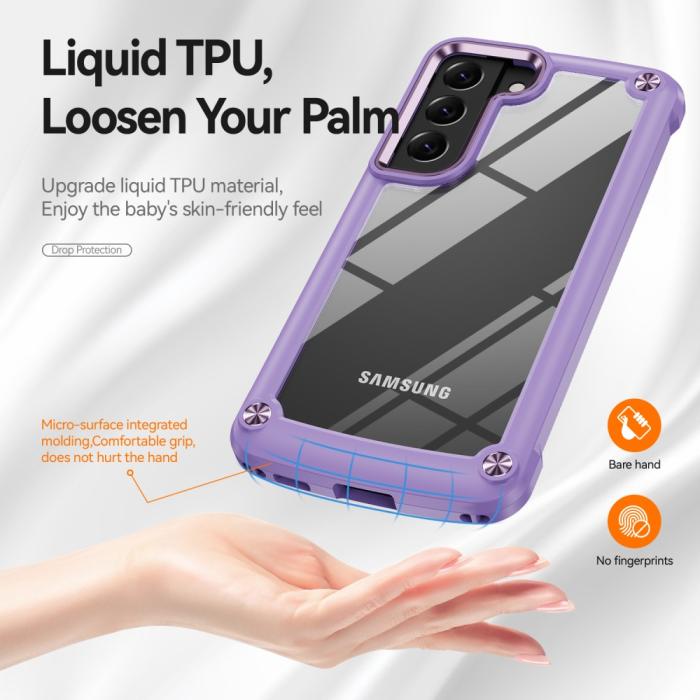 Bild 3,  Samsung Galaxy S23 Skal Xtreme Shockproof Hybrid Lila - Teknikhallen.se