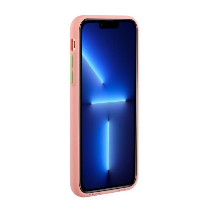 Bild 4,  iPhone 13 Pro Skal Med Kortfack Ljus Rosa - Teknikhallen.se