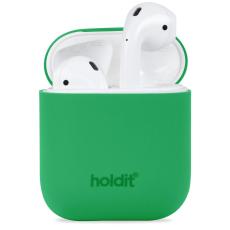 holdit holdit Silikonfodral AirPods Nyg&aring;rd Grass Green - Teknikhallen.se