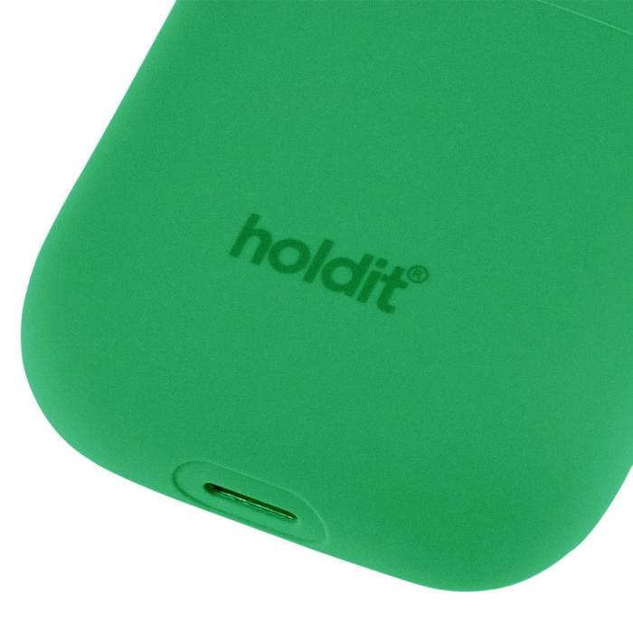 Bild 3, holdit holdit Silikonfodral AirPods Nygård Grass Green - Teknikhallen.se