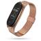 Tech-Protect Tech-Protect Milanese Metall Armband Xiaomi Mi Smart Band 5/6 Roséguld - Teknikhallen.se