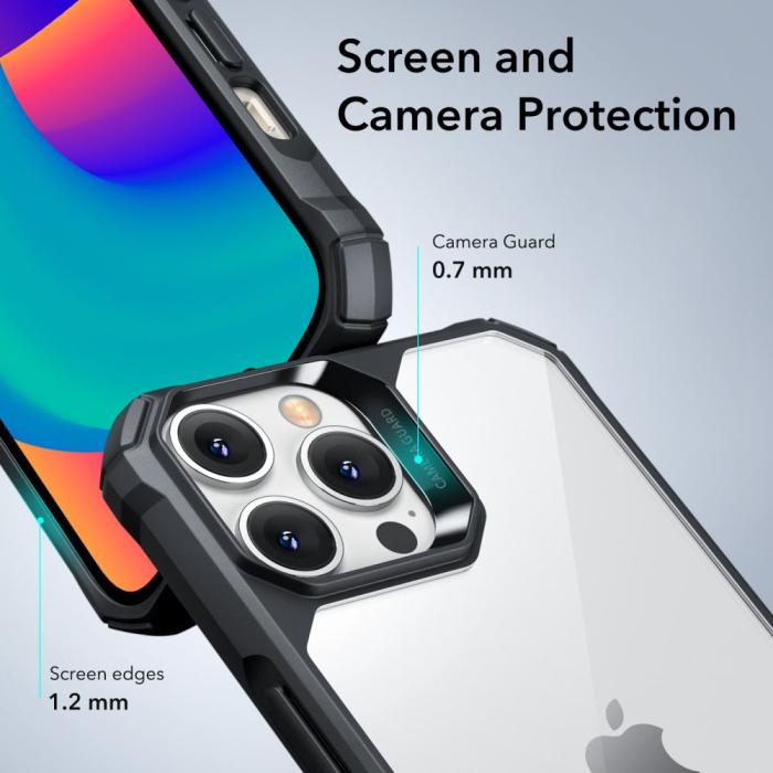 Bild 3, ESR ESR iPhone 14 Pro Skal Air Armor Transparent/Svart - Teknikhallen.se