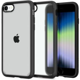 Spigen Spigen iPhone 7/8/SE Skal Ultra Hybrid Frostad Svart - Teknikhallen.se